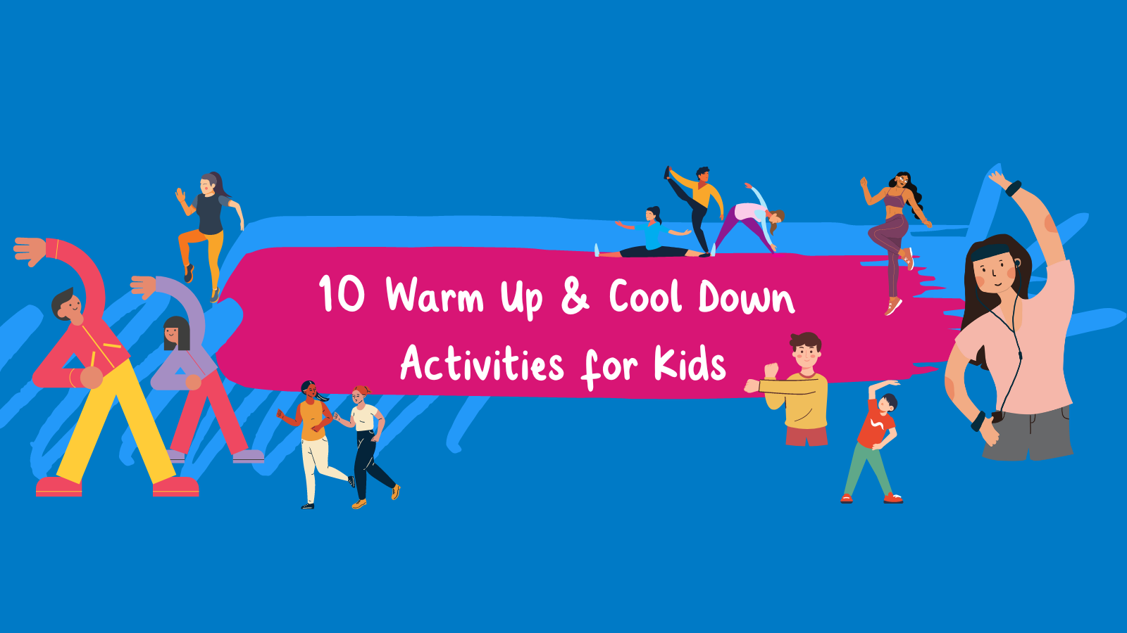 Warm up Cool Down Exercise Poster -  New Zealand